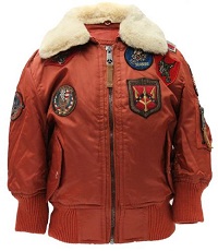 Дитяча куртка-бомбер Top Gun Kids B-15 Bomber Jacket (Rust)